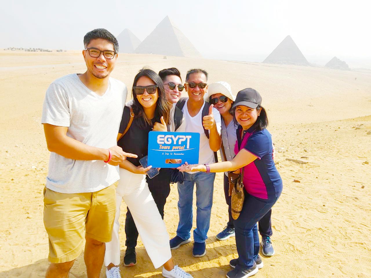 Egypt Tours Portal Group at Giza Pyramids