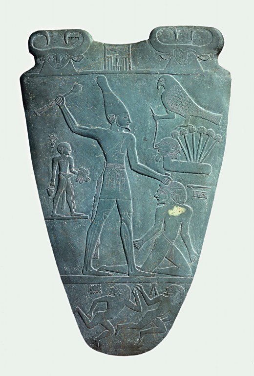 Narmer Palette Smiting Side - Egypt Tours Portal