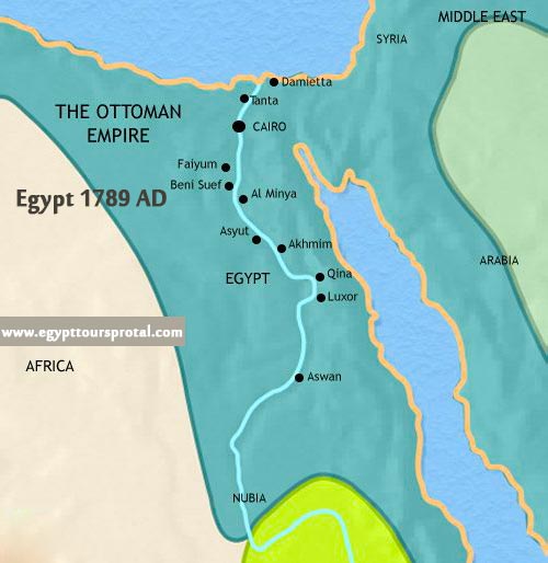 Ancient Egypt Map 1789 AD Ancient Egypt Map 1789 AD - Egypt Tours Portal