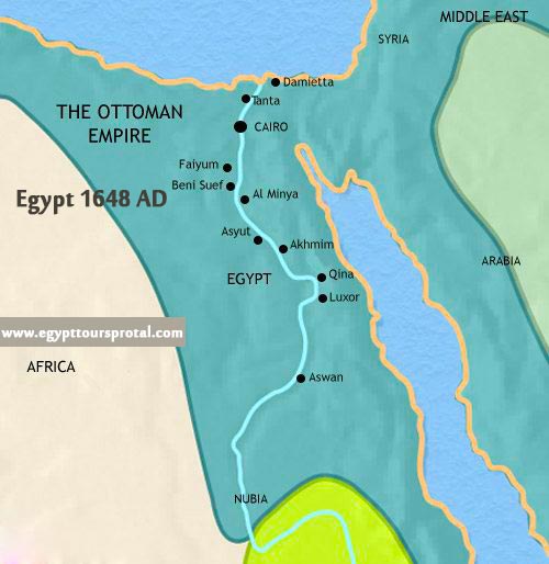 Ancient Egypt Map 1648 AD Ancient Egypt Map 1648 AD - Egypt Tours Portal