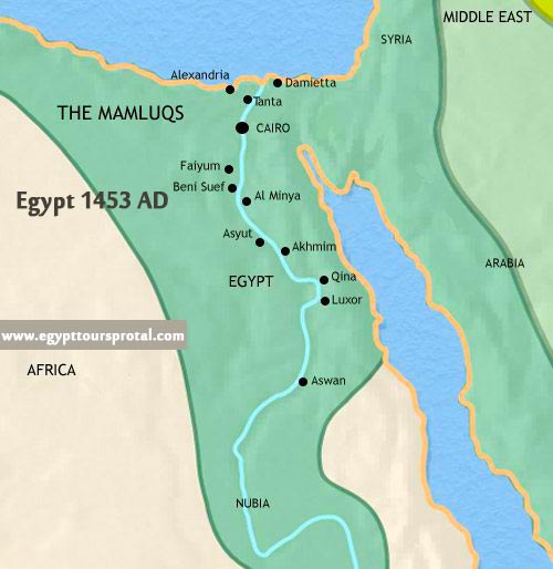 Ancient Egypt Map1453 AD Ancient Egypt Map1453 AD - Egypt Tours Portal