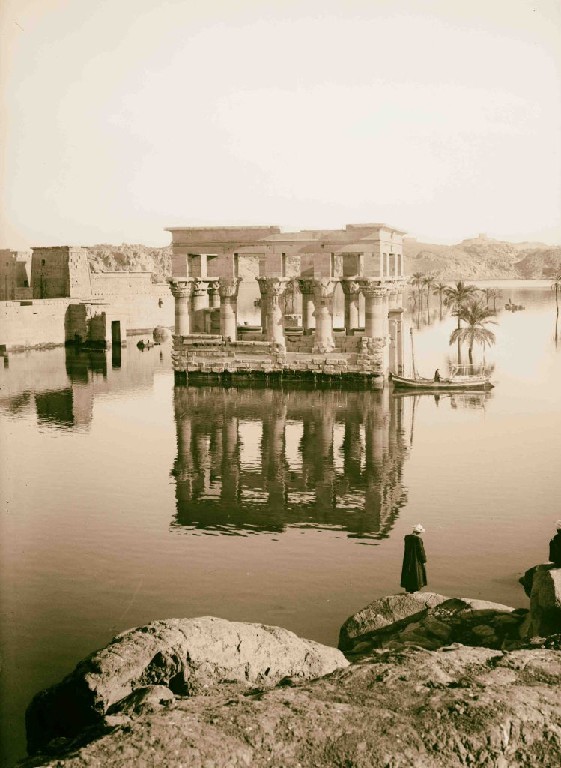 General view of Temple of Philae on the Flood - Philae Temple Relocation - Egypt Tours Portal