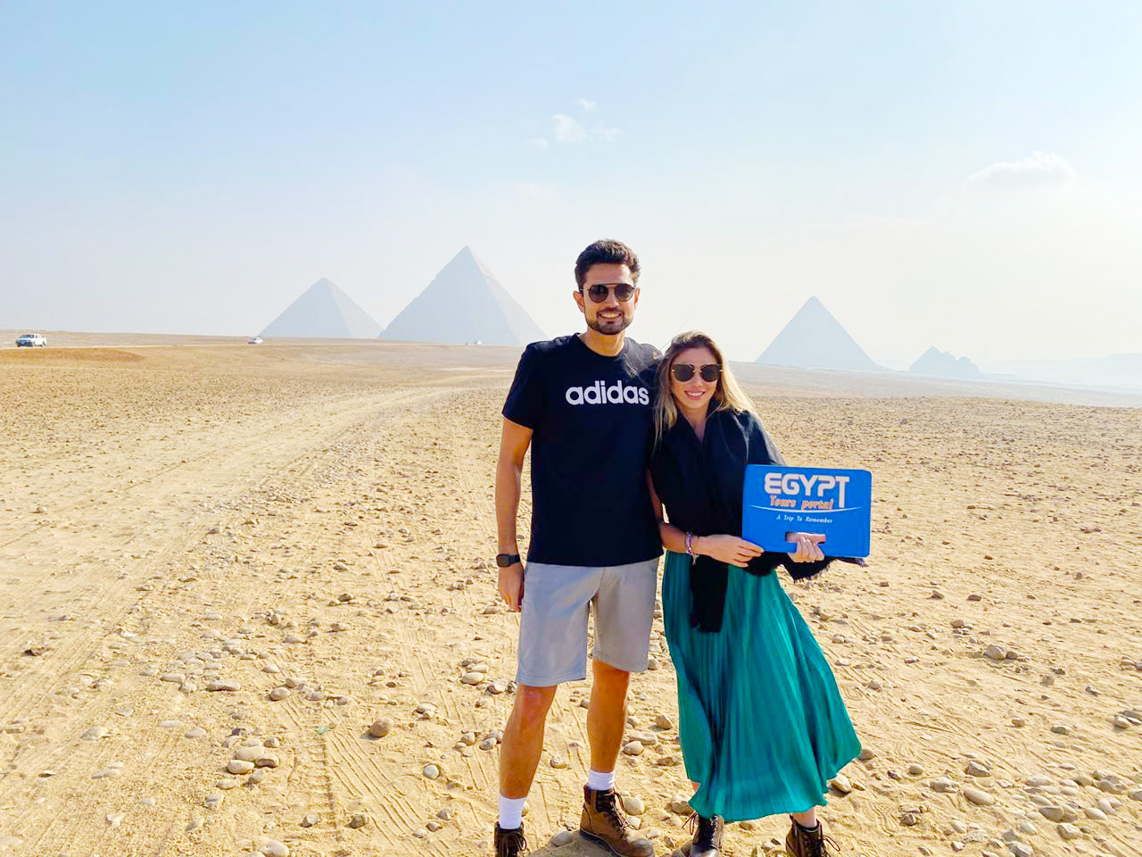 Egypt Tours Portal Customers at Giza Pyramids