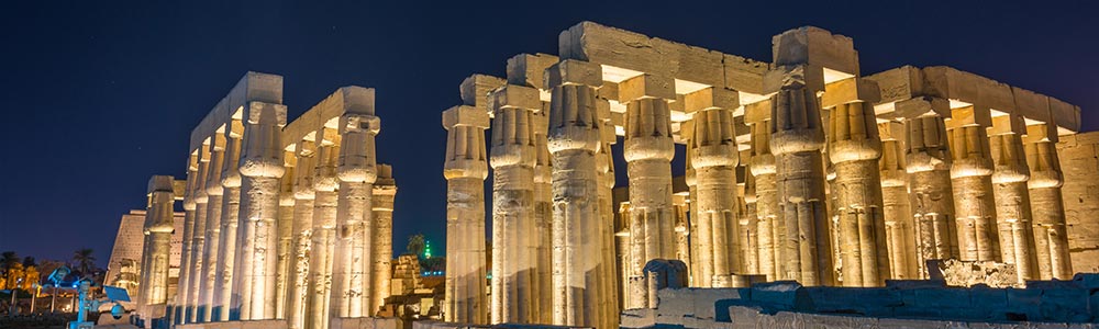 Luxor Temple at Night - Egypt Tours Portal