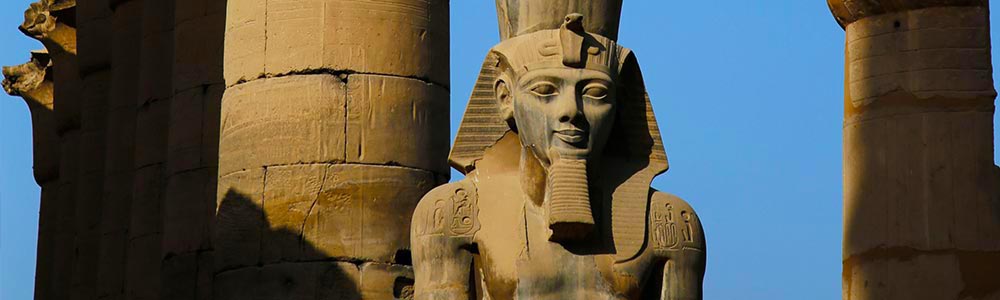 Satue of King Ramses II Luxor Temple - Egypt Tours Portal