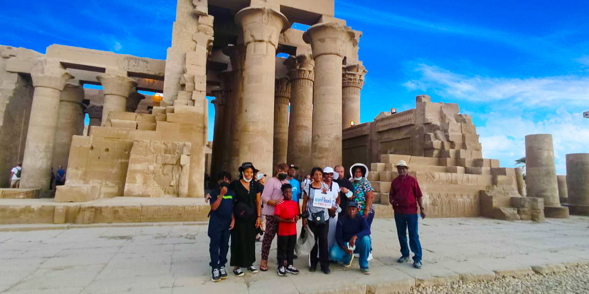 Egypt Tours Portal Customer at Kom Ombo Temple