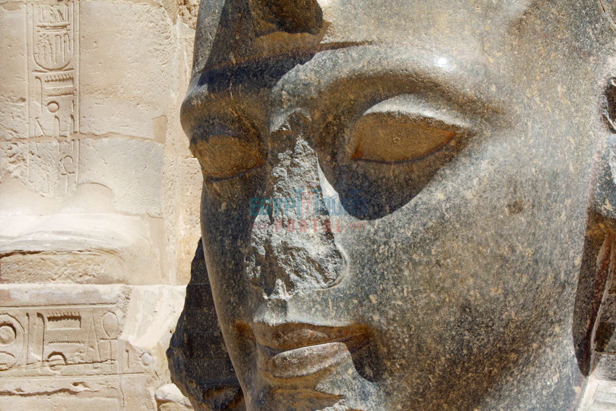 Ramses II Statue at Ramesseum Temple - Egypt Tours Portal