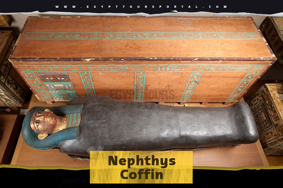 Nephthys Coffin - Ancient Egyptian Coffins - Egypt Tours Portal