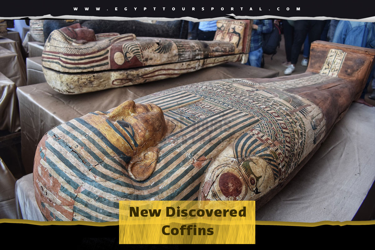 New Discovered Coffins - Ancient Egyptian Coffins - Egypt Tours Portal