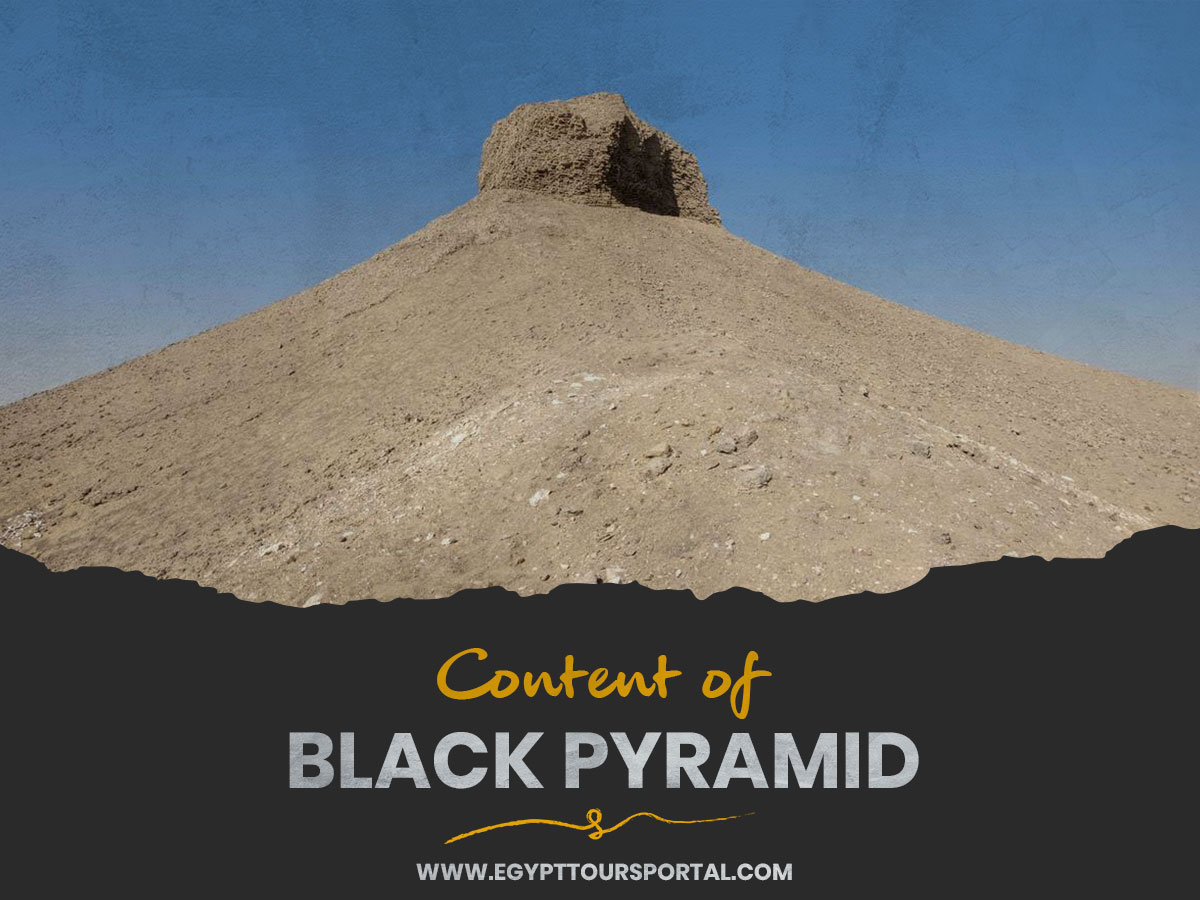Content of the Black Pyramid of Amenemhat III - Egypt Tours Portal