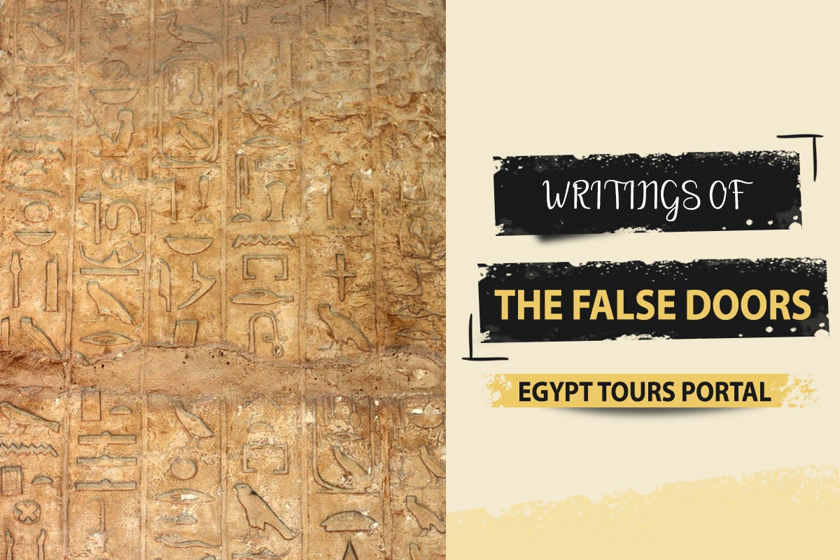Examples of the Writings on the False Doors - Egypt Tours Portal