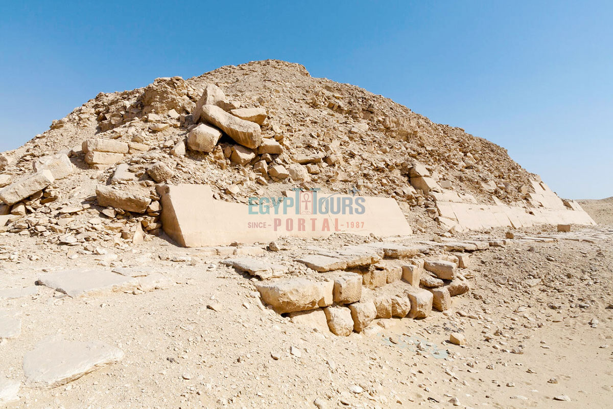 West Face of Pyramid of Unas - Egypt Tours Portal