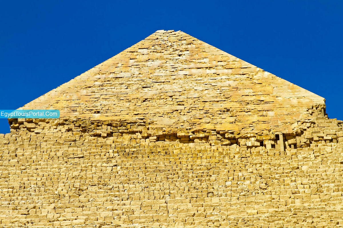 Top of the Khafre Pyramid - Egypt Tours Portal