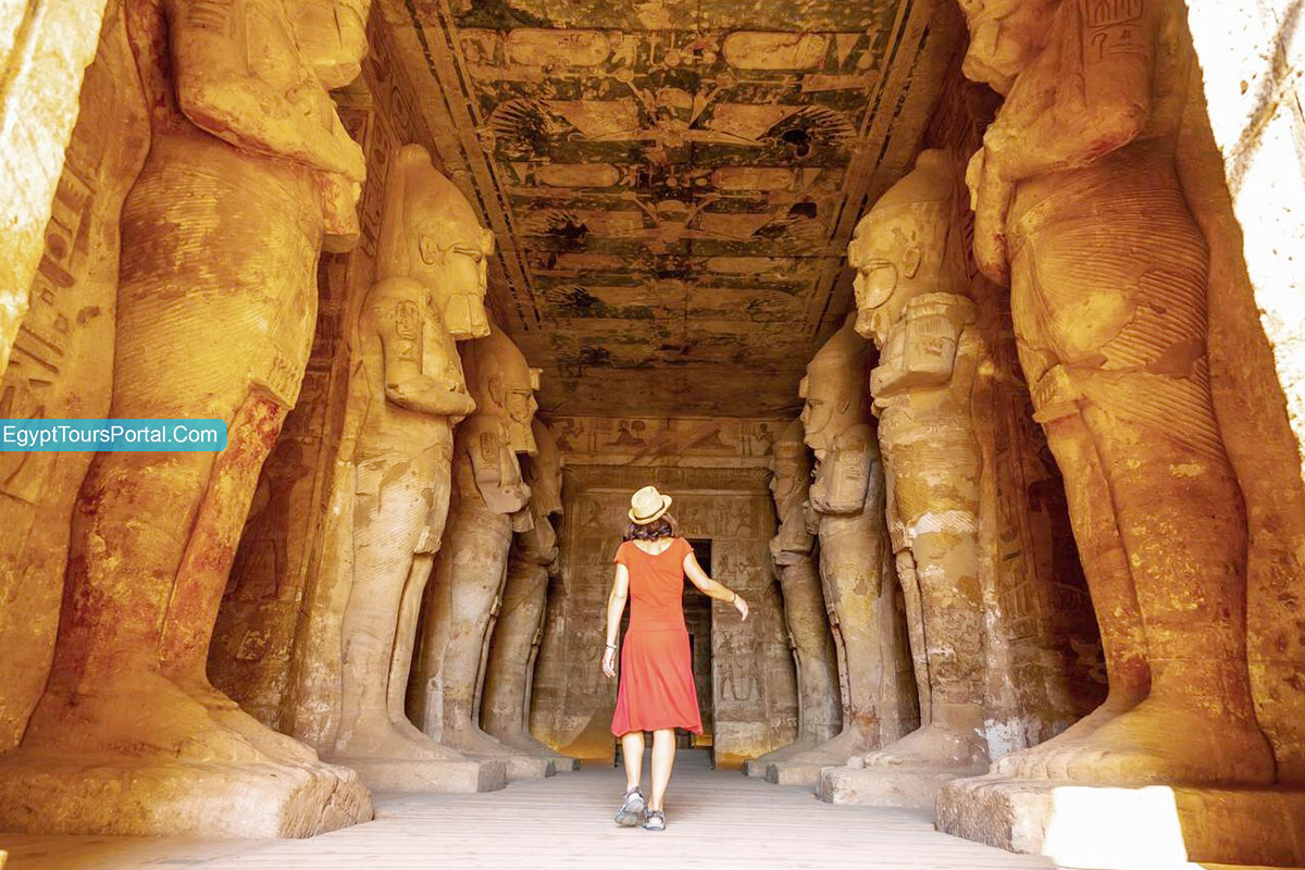 Solo Woman Traveler at Abu Simbel Temple - Egypt Tours Portal