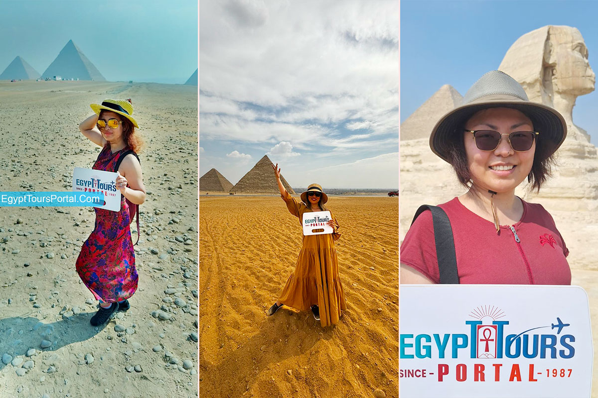 Solo Women Travelers at Giza Complex - Egypt Tours Portal