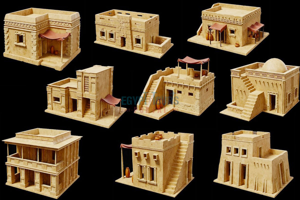 Ancient Egypt Stone Houses - Egypt Tours Portal