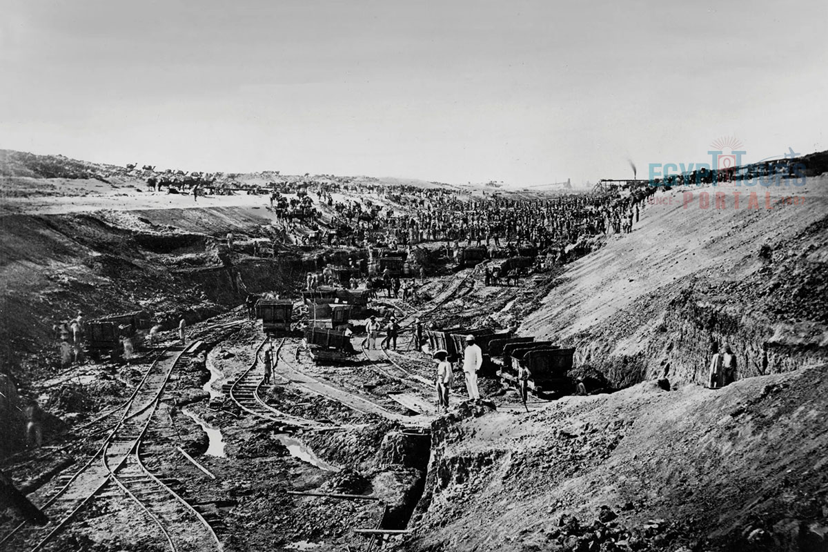Construction of the Suez Canal - Egypt Tours Portal
