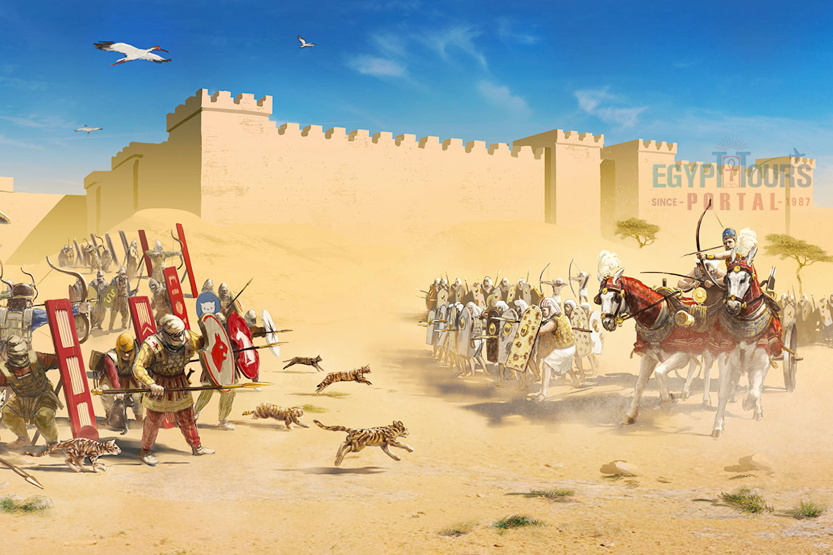 History of the Battle of Pelusium - Egypt Tours Portal
