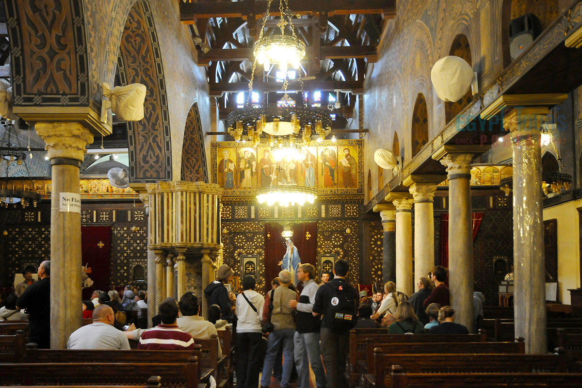 Interior of the Hanging Church  - Egypt Tours Portal