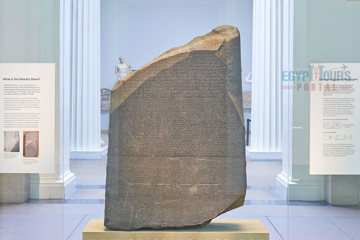 Ancient Egypt Rosetta Stone - Egypt Tours Portal