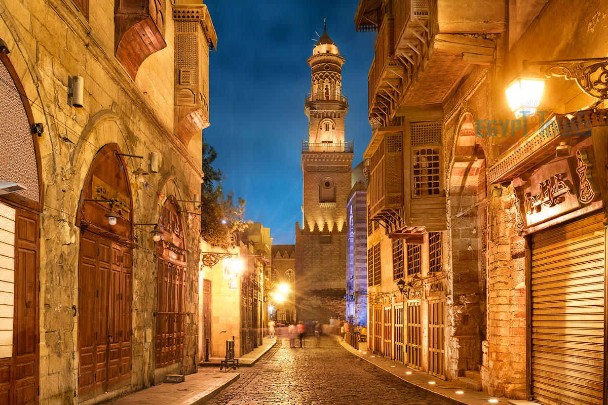 Al Muizz Street at Night - Egypt Tours Portal