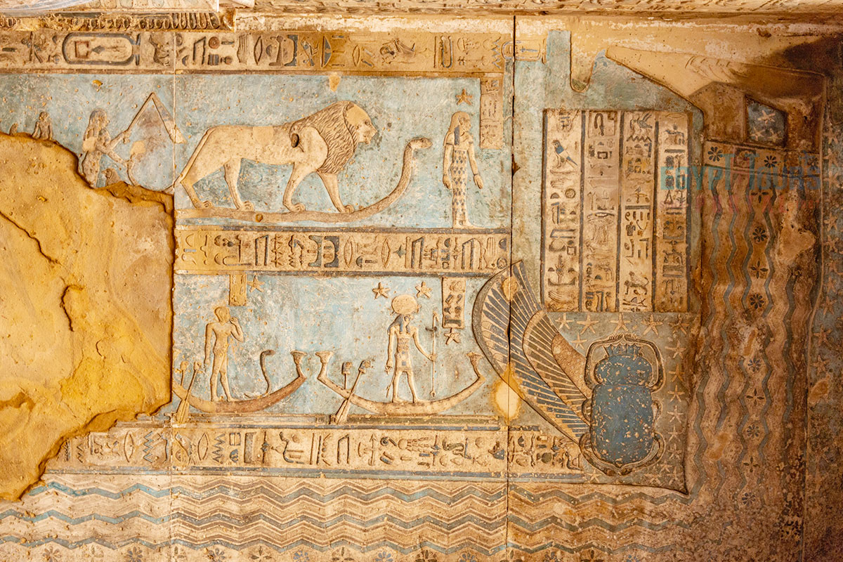 Ancient Egyptian Hieroglyphs Mythological Origin - Egypt Tours Portal