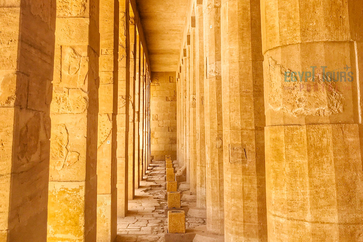Columns of Hatshepsut Temple - Egypt Tours Portal