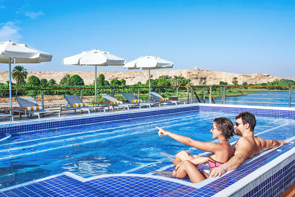 Sun Decks & Swimming Pools on Nile Cruises - Egypt Tours Portal