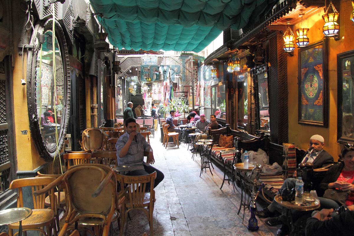 Cafe of Khan El-Khalili - Egypt Tours Portal