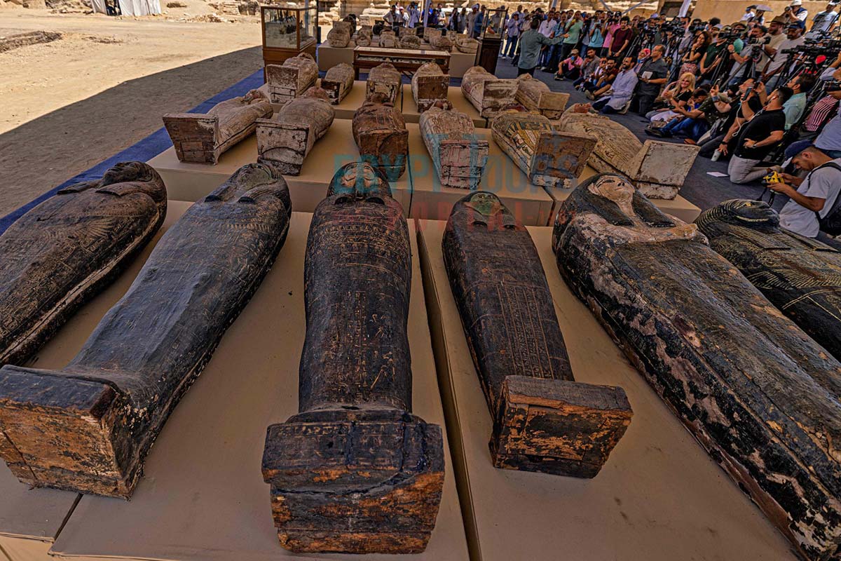 Discovery of the Ancient Egyptian Sarcophagus - Egypt Tours Portal