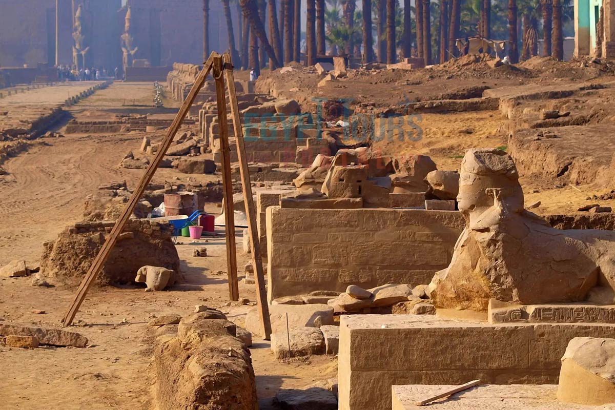 Excavation of Luxor Temple - Egypt Tours Portal