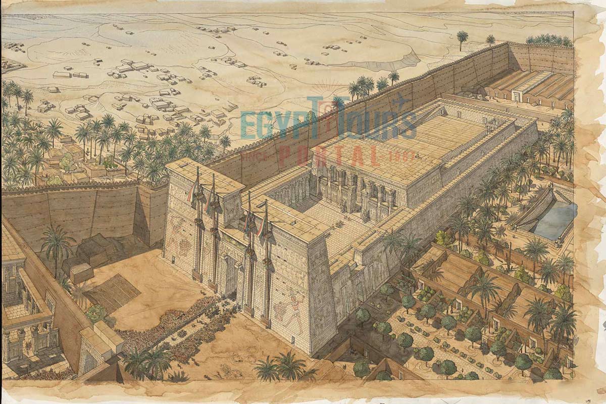 Location of Edfu Temple - Egypt Tours Portal