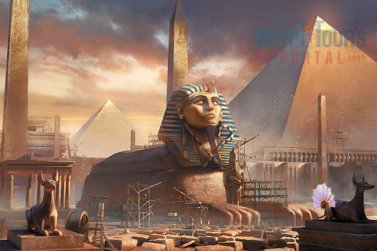 Building of the Great Sphinx - Egypt Tours Portal.jpg