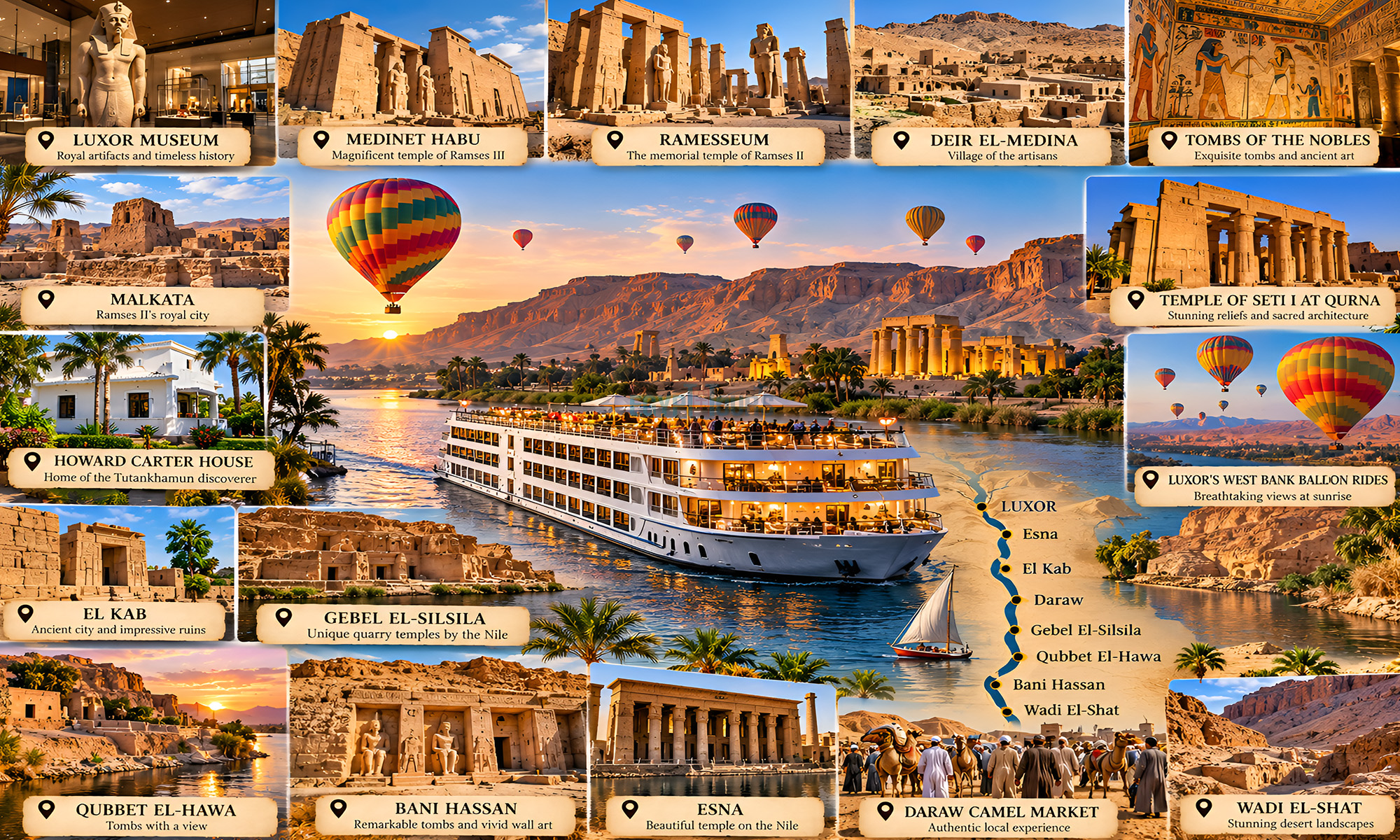 Out of the Ordinary Places to Visit During the Nile Cruise